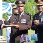 Hari Bhayangkara Ke-77 Polres Lampung Utara Gelar Upacara dan Syukuran.