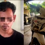 Gadaikan sepeda motor pinjam Klowor ditangkap Polsek Seputih Banyak.