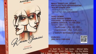 Telah Terbit Buku Antologi Puisi Seri Zodiak Kaum Gemini Koloni Seniman Ngopi Semeja.