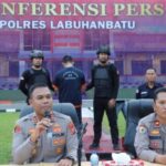 Polres Labuhanbatu Gelar Konfrensi, Pengungkapan Kasus Cabul Oknum Guru Madrasah Alwashliyah.