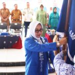 Dr. Armalia Reny Madrie, resmi melantik DPC dan DPRan IWAPI Lampung Selatan.