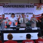 Belum genap sepekan menjabat Kapolres Lampung Utara ungkap beberapa kasus curat.