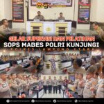 SOPS Mabes Polri Kunjungi Polres Lampung Utara Gelar Supervisi dan Pelatihan.