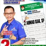 Visi dan Misi Ahmad Isak., S.P. maju calon DPRD Lampung Timur dapil 6 dari partai Demokrat.