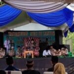 Menggelar acara syukuran Widodo, SE terpilih tiga kali sebagi kades Purwo Kencono.