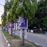 APK caleg terpasang di pohon disinyalir surat edaran Bupati Wajo tidak bertaji.