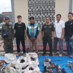 Warga Rumbia Lampung Tengah tertangkap melakukan perburuan liar di TNWK.