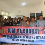 Jumat curhat Kapolres Metro ajak masyarakat wujudkan pemilu damai.