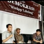 KPU kabupaten Wajo adakan sosialisasi dengan tema cafe demokrasi.