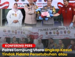 Polres Lampung Utara amankan 6 dari 10 pelaku pemerkosaan anak dibawah umur.