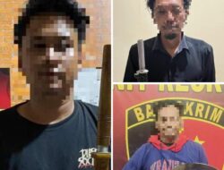 Polsek Terbanggibesar ringkus 3 anggota ormas pambers diduga melakuakan pengroyokan Security.