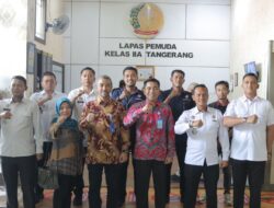 Kepala BNN Banten kunjungi program kampung bersinar lapas pemuda kelas llA Tangerang.