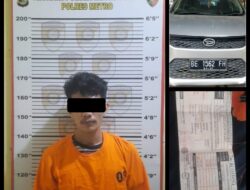 DPO tipu gelap mobil rental berhasil ditangakp Polsek Metro Pusat.