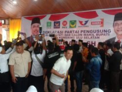 Deklarasi pasangan Abusama dan Misnadi dibanjiri ribuan pendukung dan simpatisan.