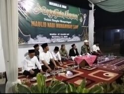 Wakil Walikota Metro Qomaru Zaman hadir acara maulid nabi di mushola AL-Iman.