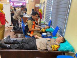 Donor Darah Serentak, Polres Berhasil Himpun 251 Kantong Darah