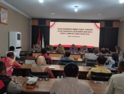 Polres Lampung Utara tinjau lokasi debat kandidat paslon bupati dan pengamanan