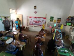 Polsek BSA Gelar Makan Bergizi Bersama Siswa Siswi TK