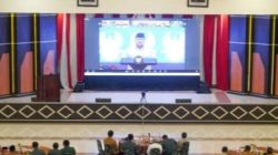 Silahturahmi Halal Bihalal Presiden RI Bersama Purnawirawan TNI-POLRI di Kodam XIII Merdeka Secara Virtual