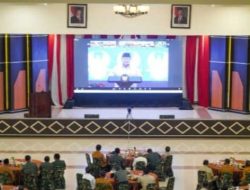 Silahturahmi Halal Bihalal Presiden RI Bersama Purnawirawan TNI-POLRI di Kodam XIII Merdeka Secara Virtual