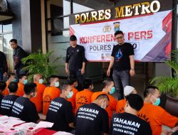 Pencuri Motor Hingga Preman Dibekuk Polres Metro