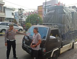 Sat Lantas Polres Metro Gencar Mensosialisasikan Bahaya Kendaraan Overdimensi dan Overload
