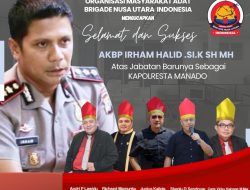 Ketum BNUI Stenly Sendouw: Selamat Kepada AKBP Irham Halid Yang Dilantik Menjadi Kapolresta Manado