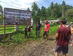 Merasa Diduga Belum Dapat Ganti Rugi Pembebasan Lahan, Petani Kalasey 2 Pasang Baliho