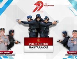 Hari Bhayangkara Ke-79 Polda Lampung Menggelar Lomba Ketangkasan Menembak 