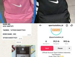 Akun tiktok sportsstation-id Yang Menjual Tas Anak Sekolah Diduga Tukang Tipu