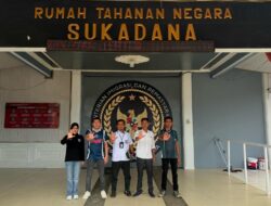 Jalin Sinergitas, Yayasan Rehabilitasi Narkoba Cahaya Azzura Bersinar Audiensi Ke-Rutan Kelas ll B Sukadana.