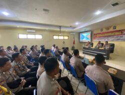 Direktorat Binmas Polda Lampung Kunjungi Polres Way Kanan, Berikan Pembinaan Bhabinkamtibmas