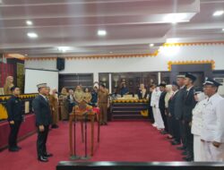 Usai Lantik 10 Pejabat Kota Metro Pesan Walikota Metro : Jangan Korupsi Layani Masyarakat