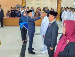 Wakil Bupati Lampung Utara Lantik dan Pengambil Sumpah 122 Pejabat Eselon