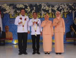 Lepas Sambut, Kalapas Way Kanan Riski Burhannudin Siap Lanjutkan Kepemimpinan Jumadi.