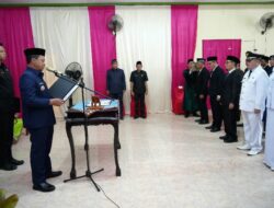 Bupati Pringsewu Riyanto Pamungkas Lantik 19 Pejabat dan Kepala UPTD Puskesmas 