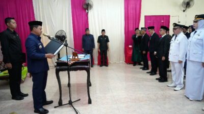 Bupati Pringsewu Riyanto Pamungkas Lantik 19 Pejabat dan Kepala UPTD Puskesmas 