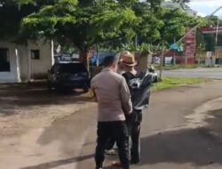 Aksi Nekat Dua Peria Disinyalir Bawa Senpi Datangi Debt collector, di Mapolsek Labuhan Maringgai