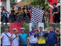 Wakil Bupati OKU Lepas Ratusan Peserta Acara OKU Fun Bike 2025