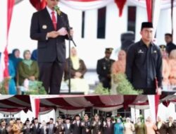 Bupati OKU H Teddy Meilwansyah Pimpin Upacara Peringatan Hari Pahlawan Nasional