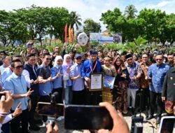 Menko Pangan Menghadiri Acara Budaya dan Pawai Akbar di Lampung Selatan