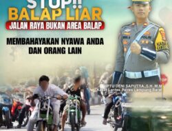 Satlantas Polres Lampung Barat: Jalan Raya Bukan Area Balap Liar 