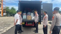 Polres Metro Polda Lampung Kirimkan Bantuan Sosial, Korban Bencana di Sumut, Sumbar dan Aceh