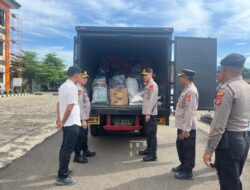 Polres Metro Polda Lampung Kirimkan Bantuan Sosial, Korban Bencana di Sumut, Sumbar dan Aceh