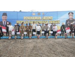 Wakapolri dan Kapolda Lampung Dampingi Menko Pangan Tanam Jagung di Lampung Selatan