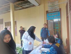 BNN dan Pemkab OKU Deteksi Dini Tes Urine Perangkat Desa di Kecamatan Peninjauan.