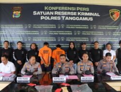 Polres Tanggamus Tetapkan Dua Pelaku Curas Disertai Pembunuhan Pasutri