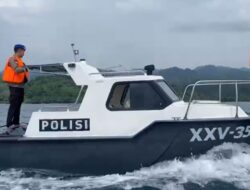 Sat Polairud Polres Tanggamus Patroli dan Pencarian Korban Hilang Kebakaran KM Maulana 3.0