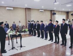 Bupati Pringsewu Resmi Lantik dan Mengambil Sumpah 10 Pejabat Pimpinan Tinggi Pertama.