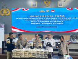 Polisi Gagalkan Penyeludupan 122,51 Kg Sabu Dibalik Muatan Truk Jengkol di Pelabuhan Bakauheni